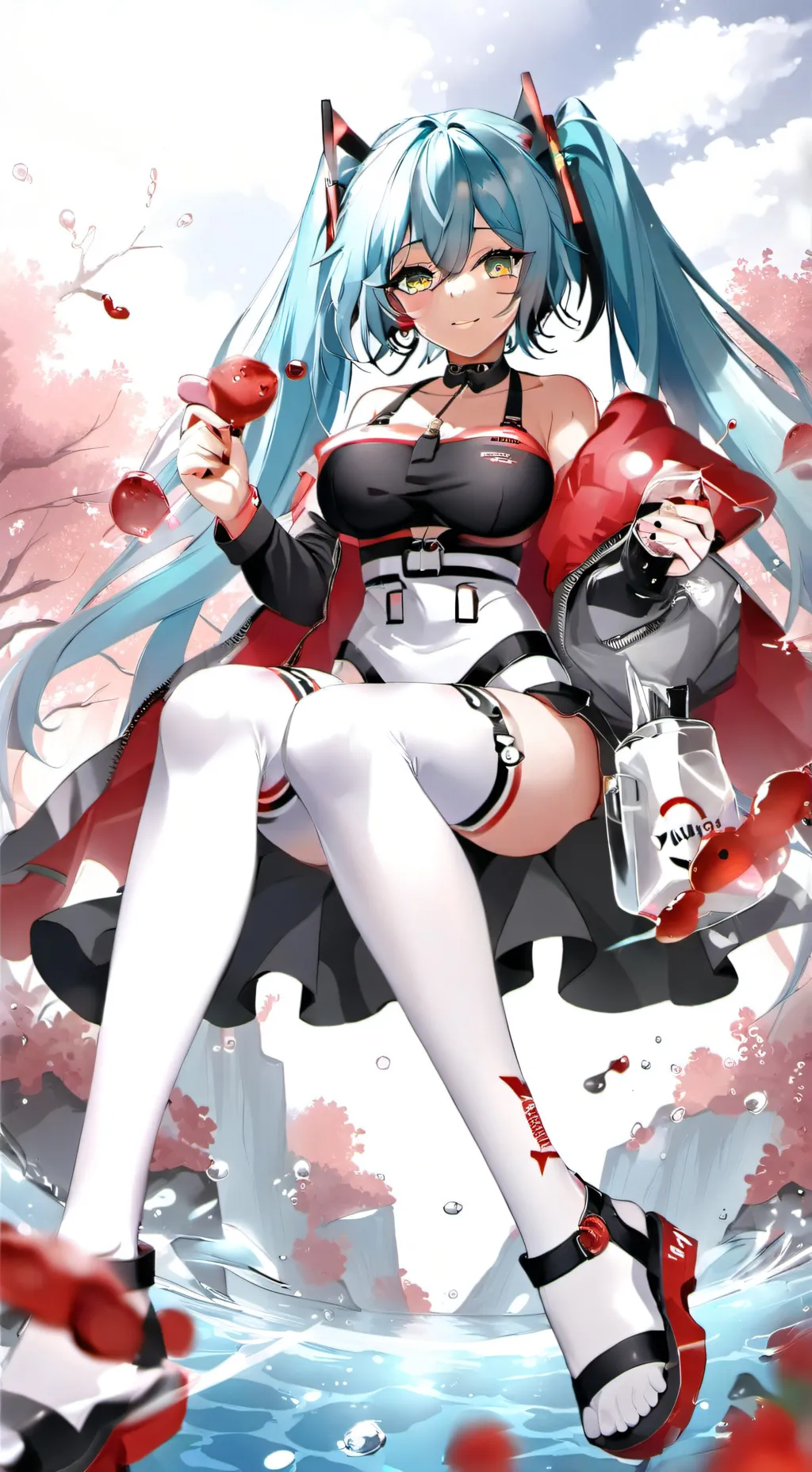ai character: 🌟miku Brazil🌟 background