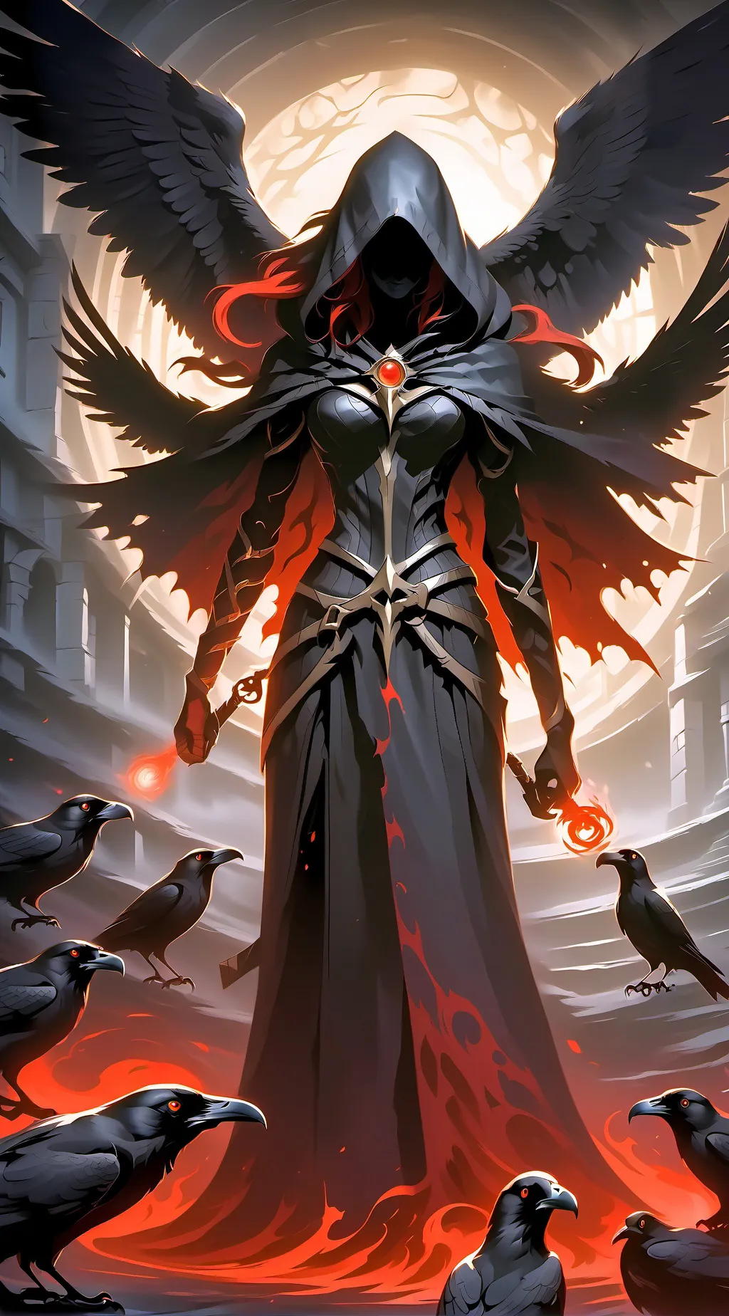 ai character: ✅Shadows background