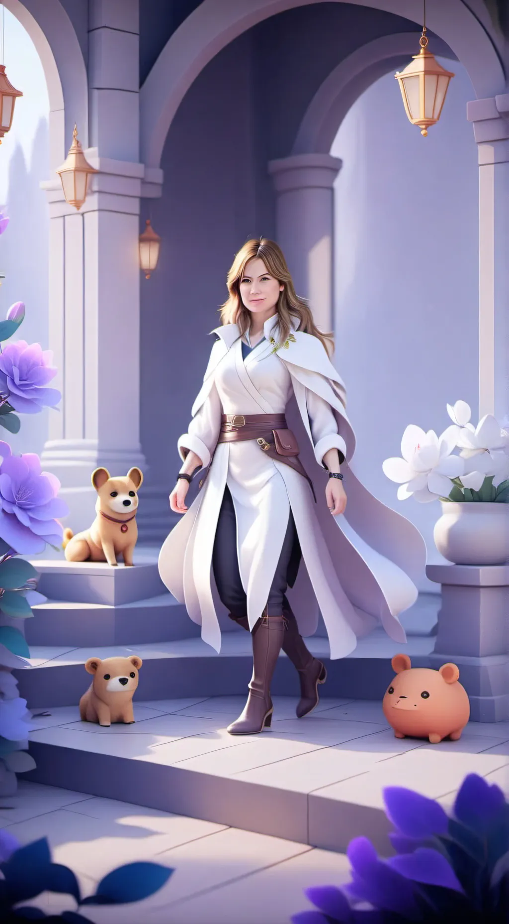 ai character: Meredith Grey background