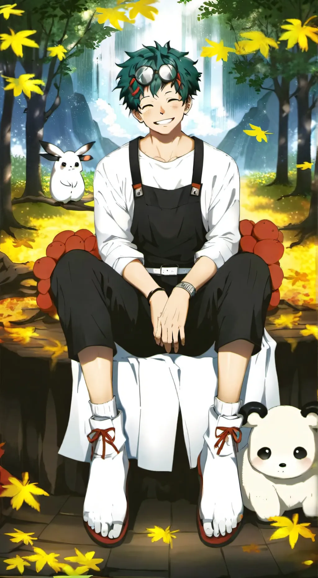 ai character: izuku deku background