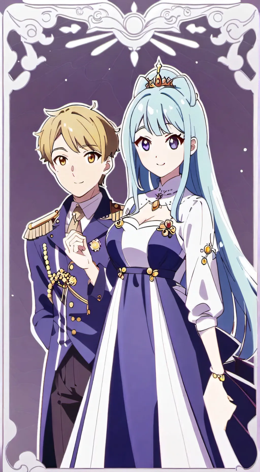 ai character: royal family  background