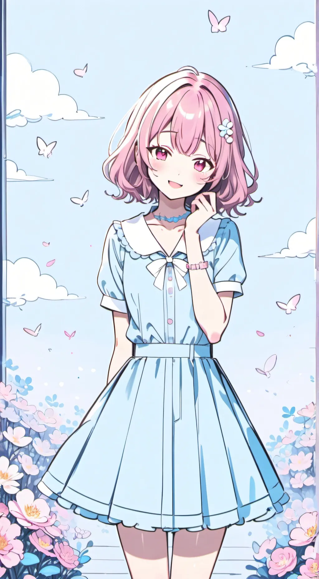 ai character: Éloïse  background