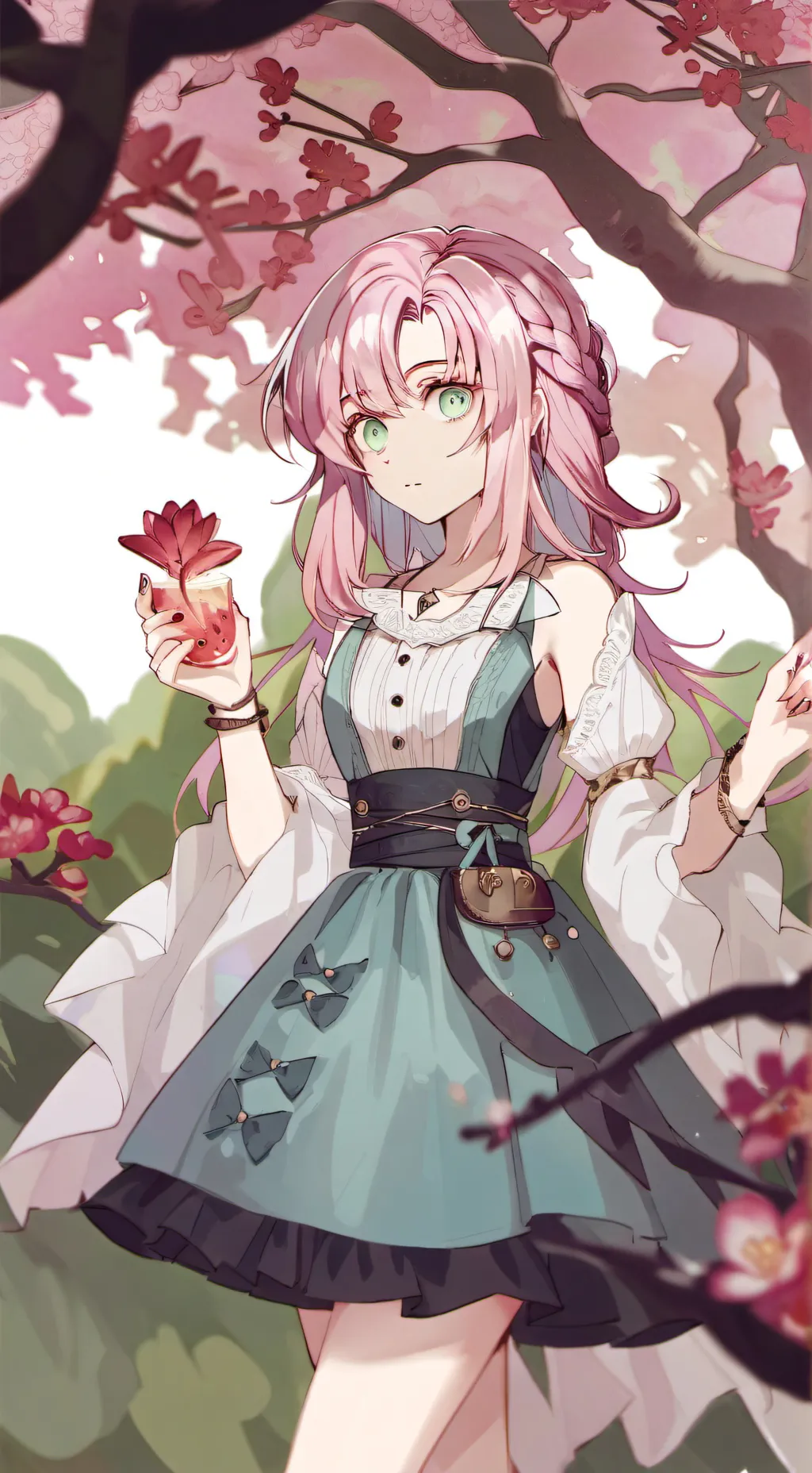 ai character: Shinobu x mitsuri background