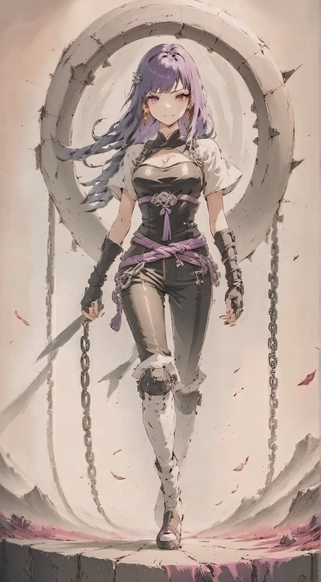 ai character: Raiden shogun  background