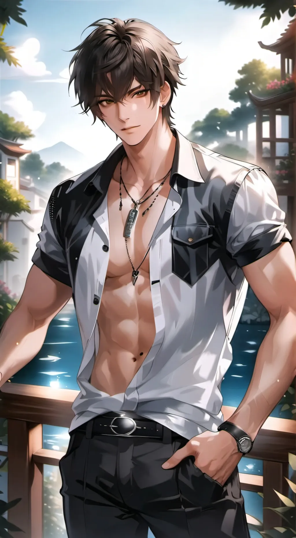 ai character: Allan background