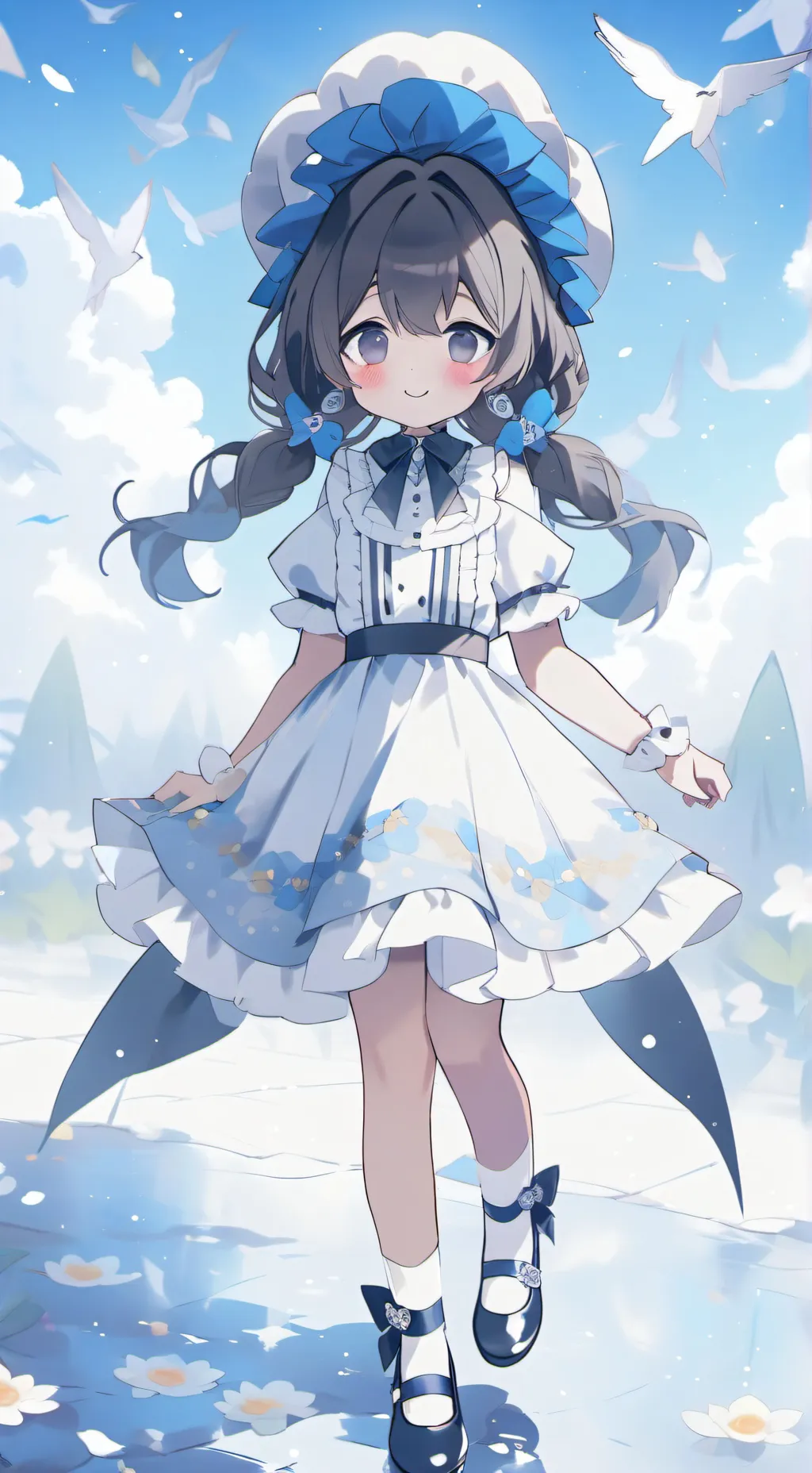 ai character: dandys world background