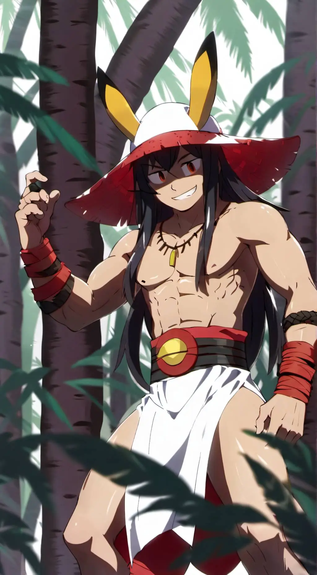 ai character: monkey Steven background