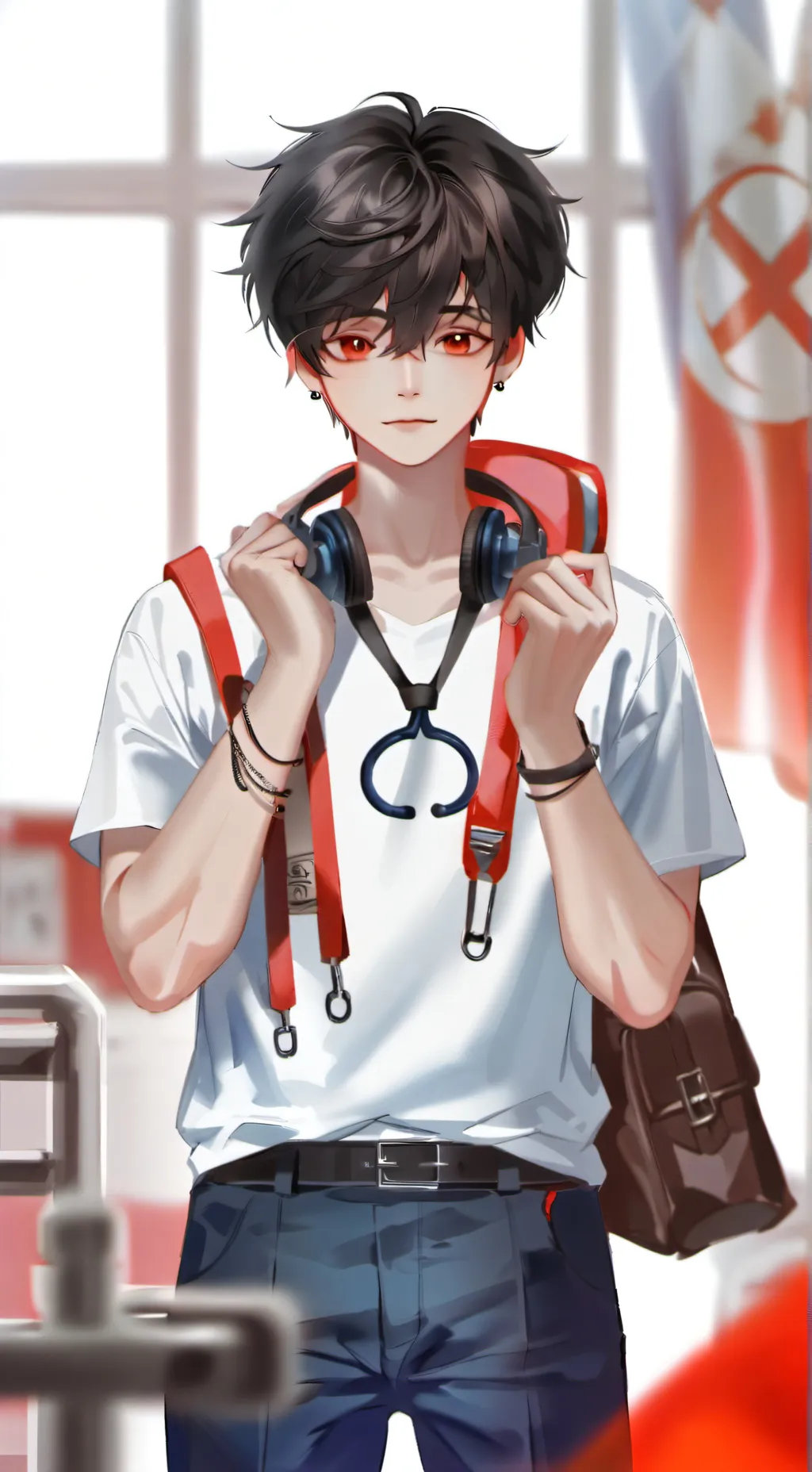 ai character: Hyung background