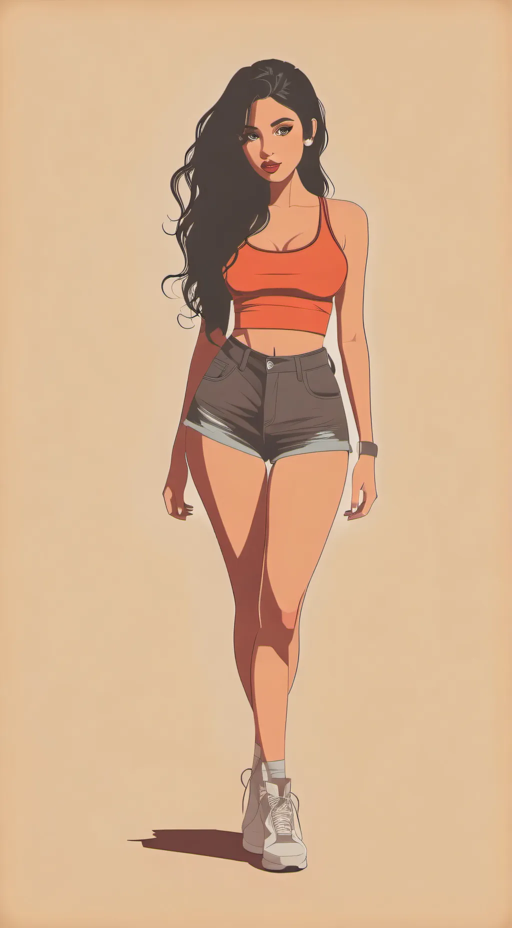ai character: Rose background