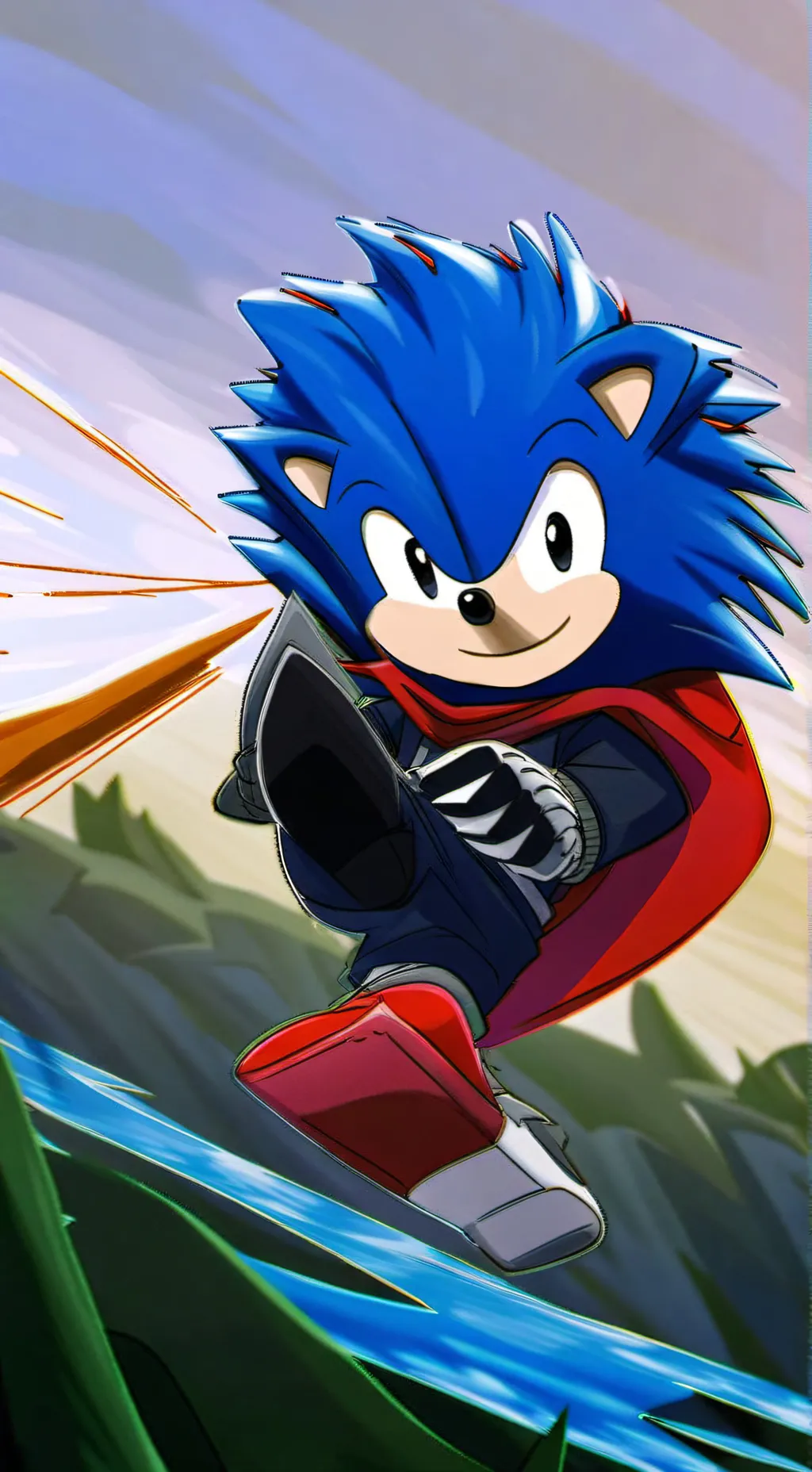 ai character: Sonic background