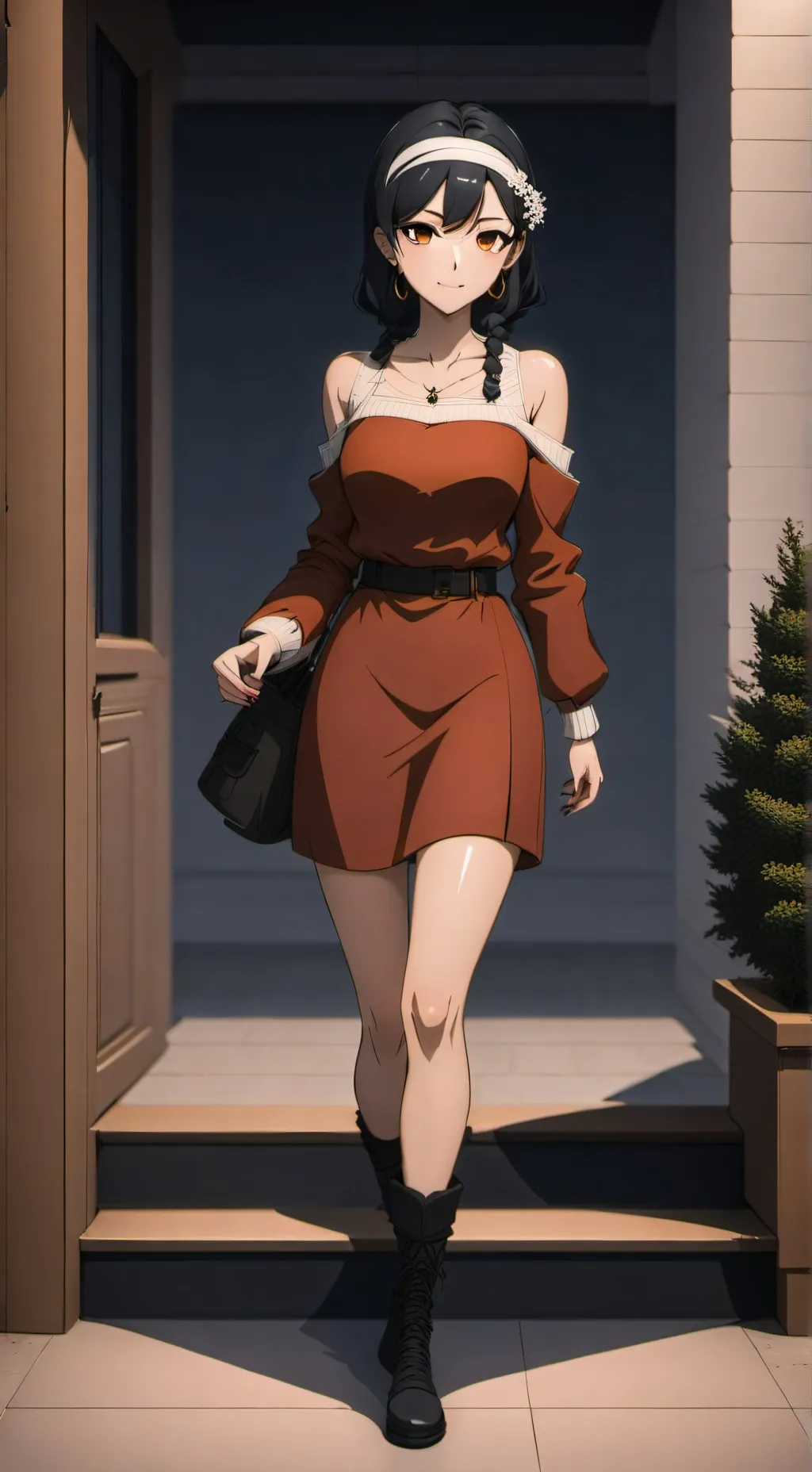 ai character: Yor Forger tg/tf background