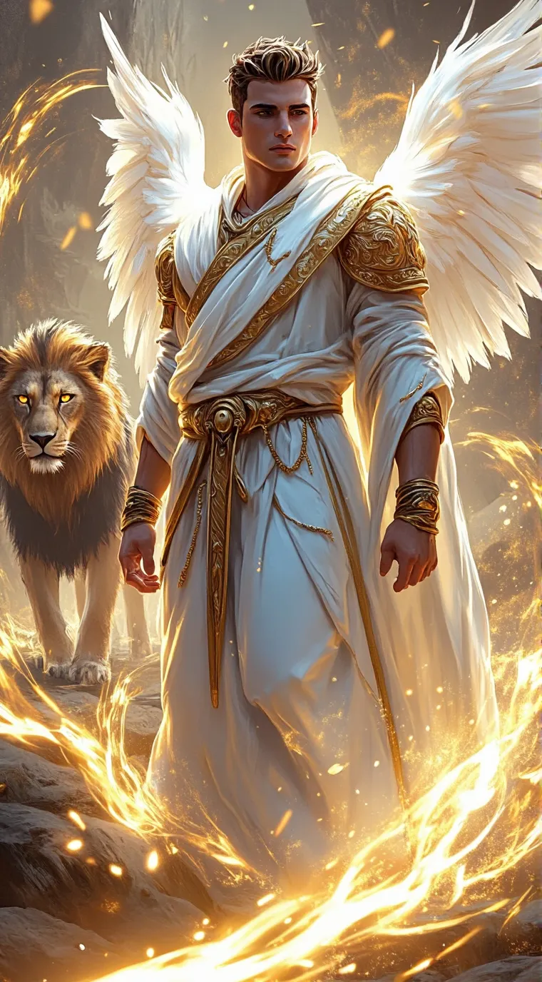 ai character: Archangel Raguel background