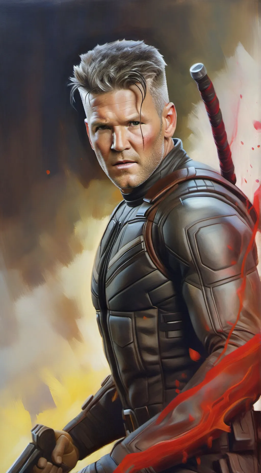 ai character: X - force  background