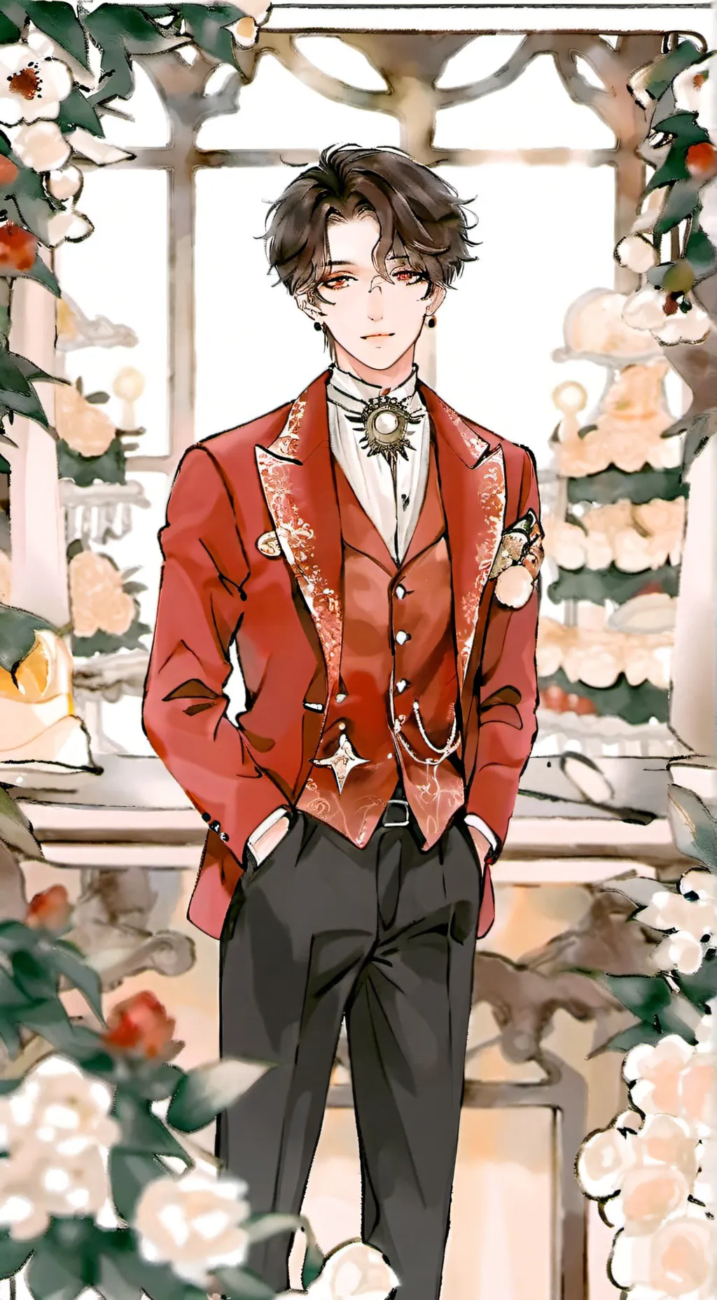 ai character: [Alastor as Human] background