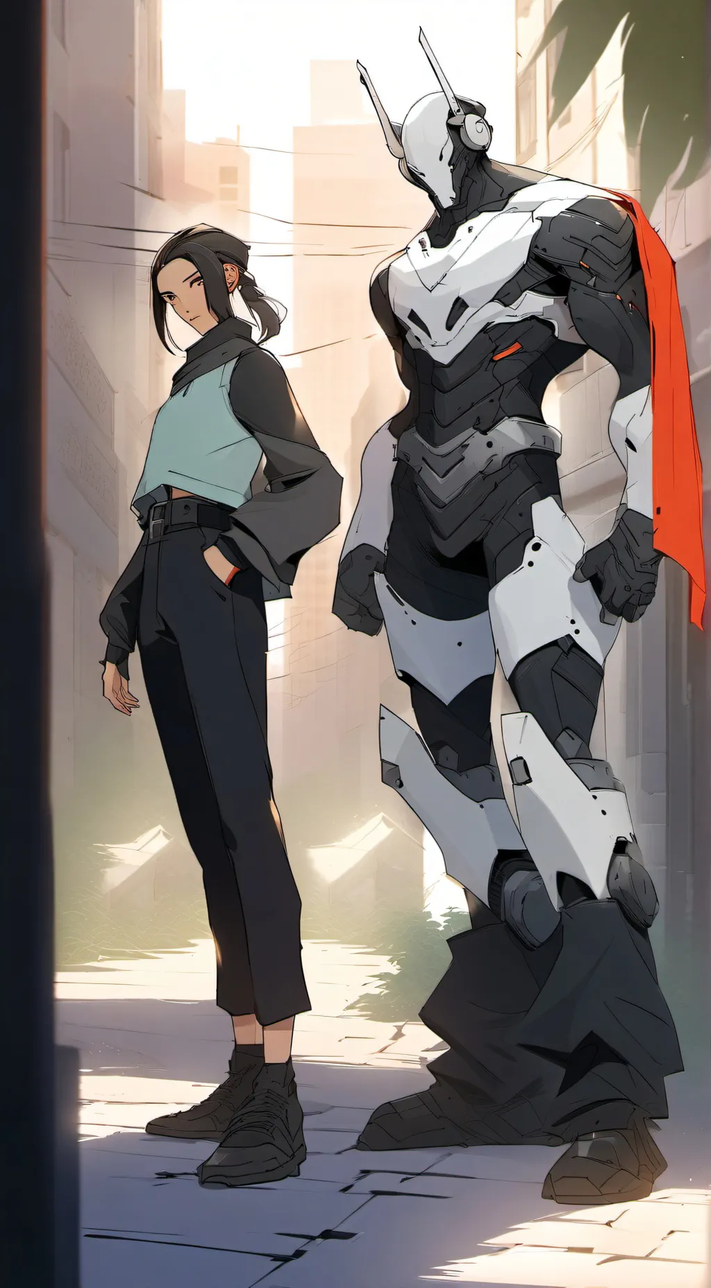 ai character: Cara  background