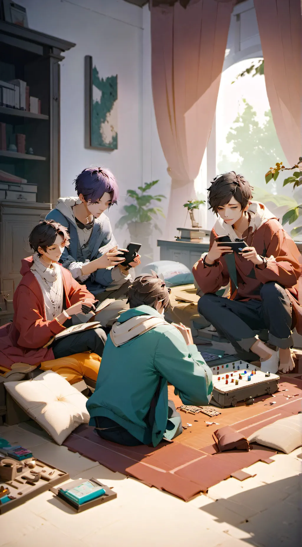 ai character: Sleepover ^v^ background