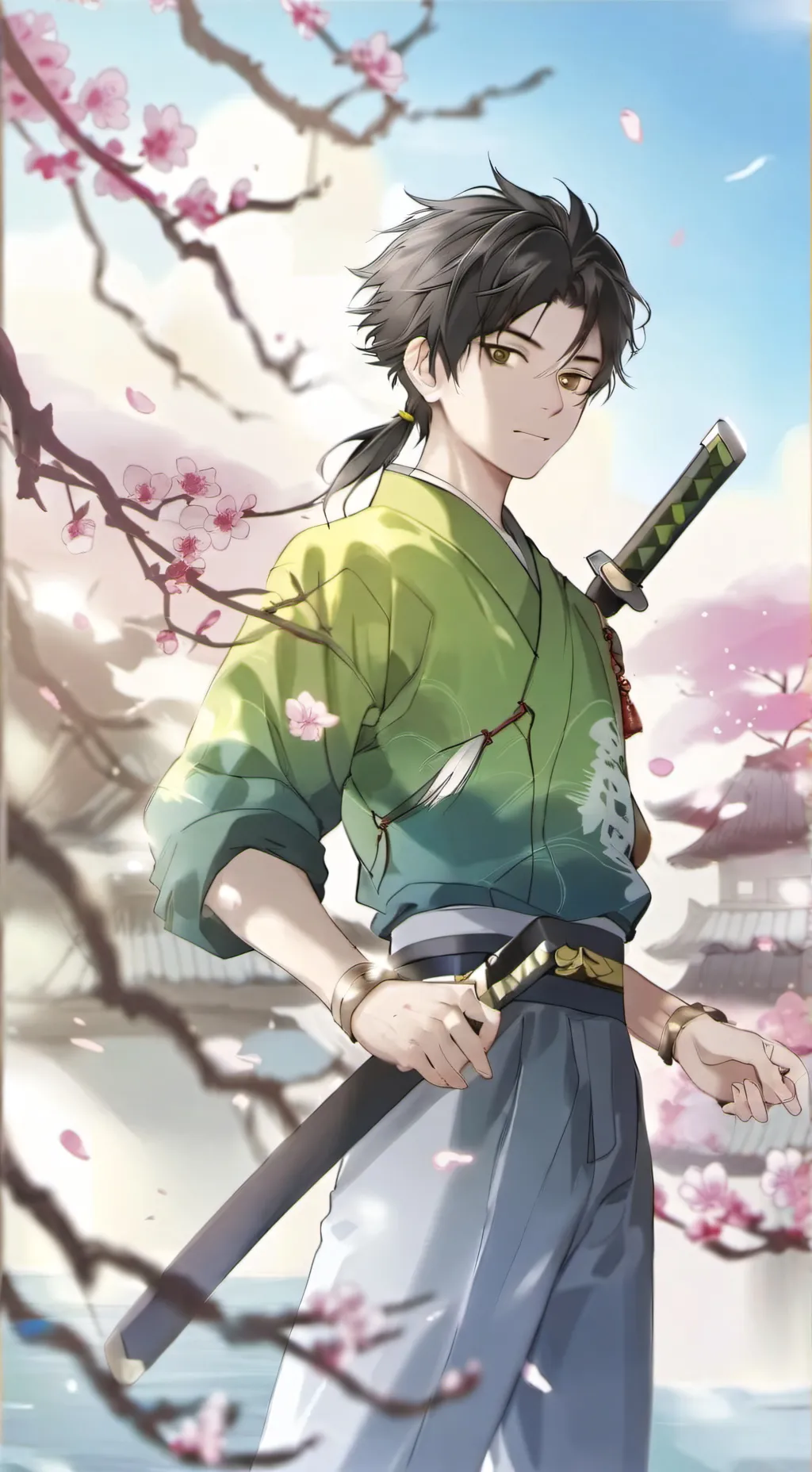ai character: Muichiro Tokito background