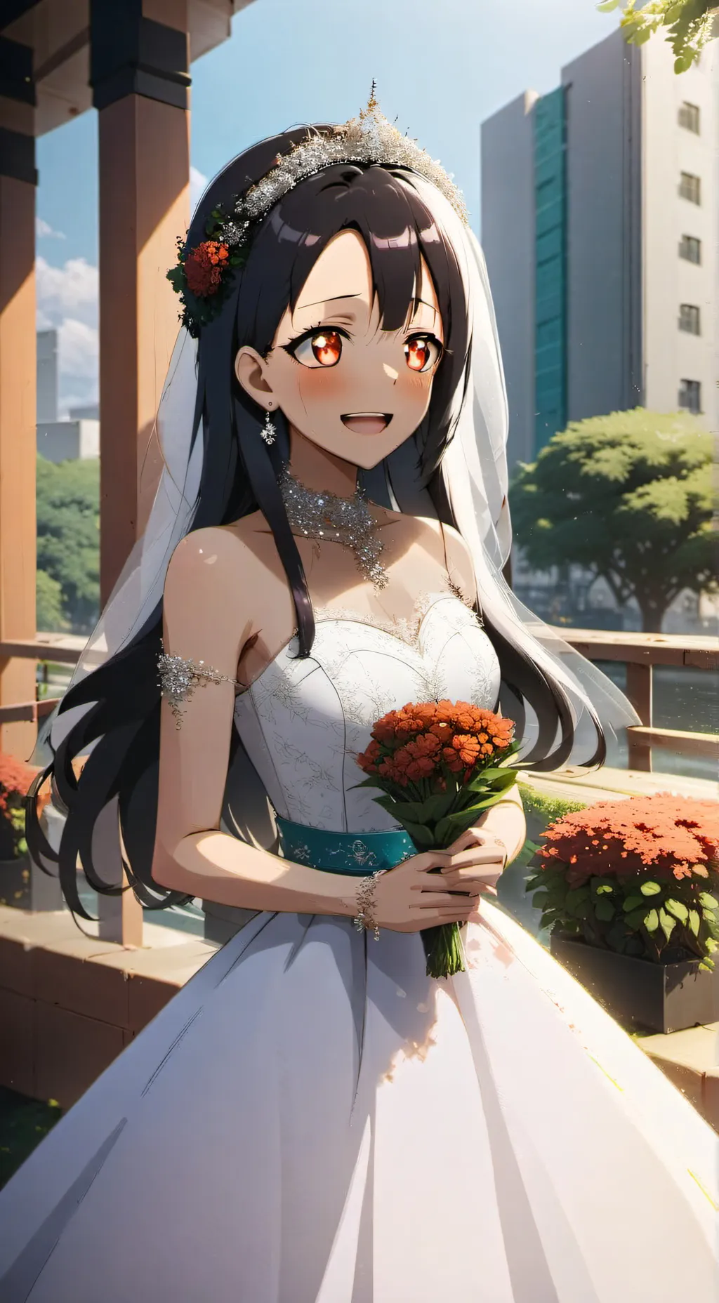 ai character: Nagatoro background