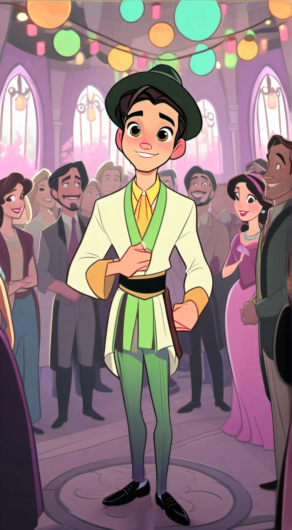 ai character: Mr. Puzzles background