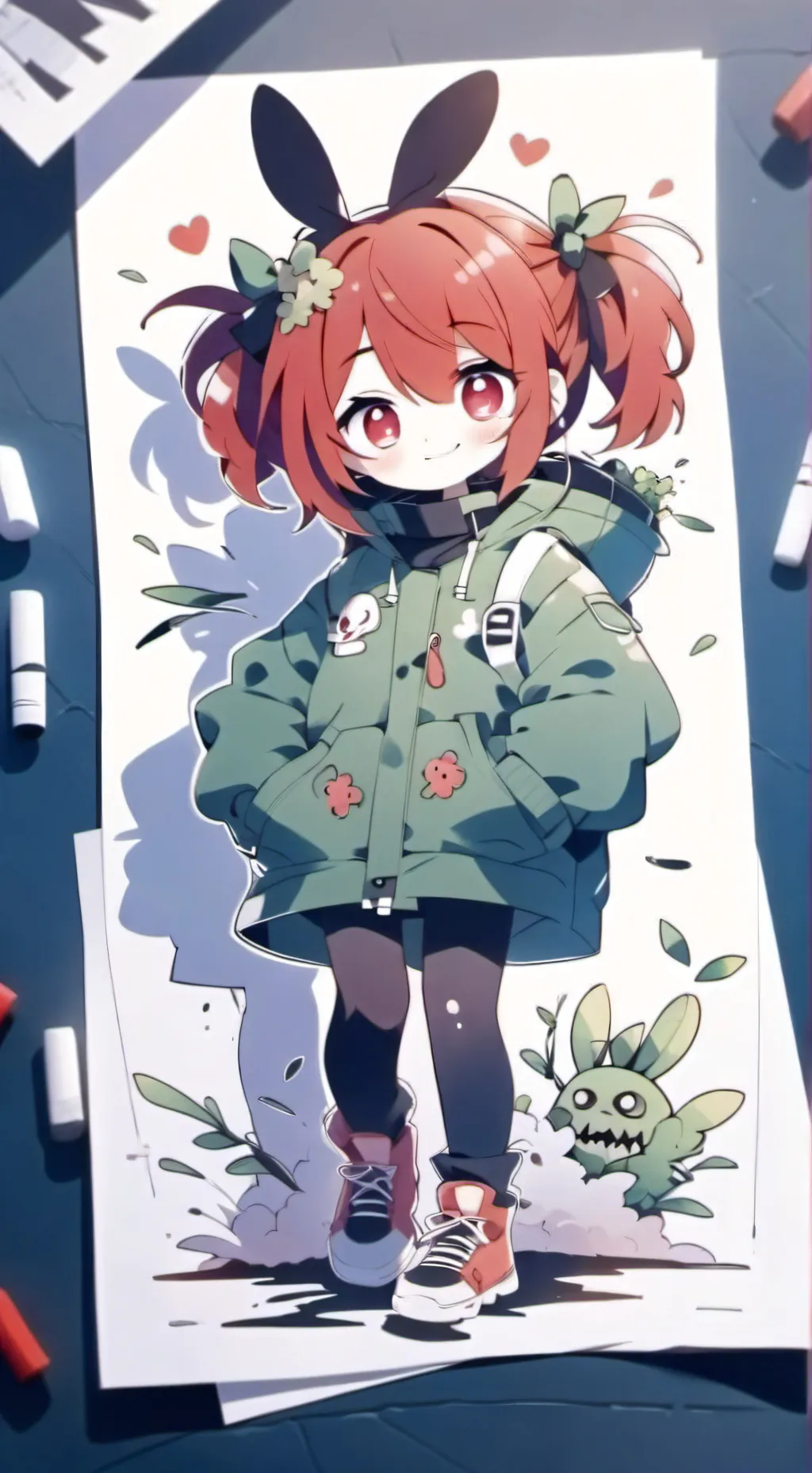 ai character: S&D & S's child  background