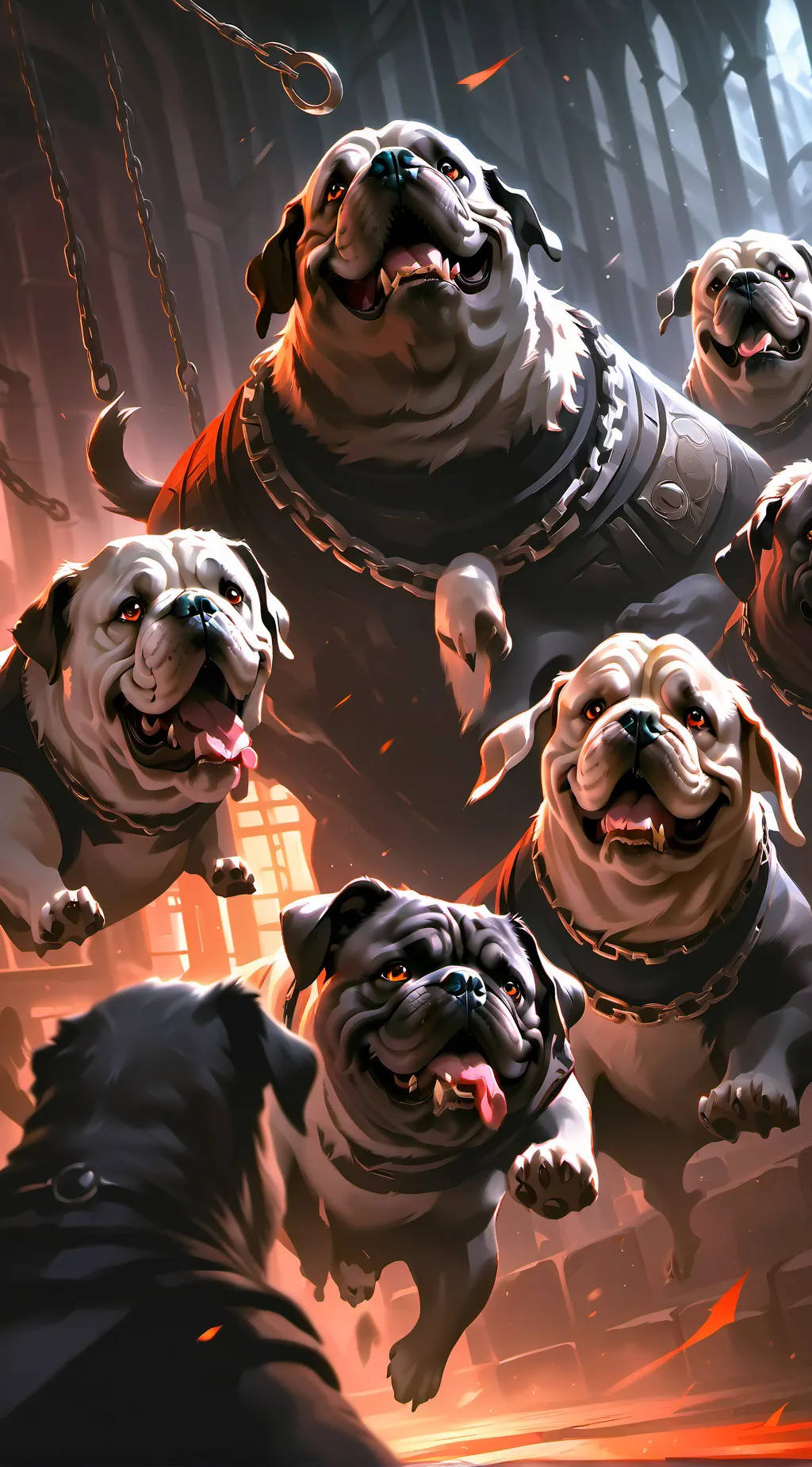 ai character: HB Adoption Day! background