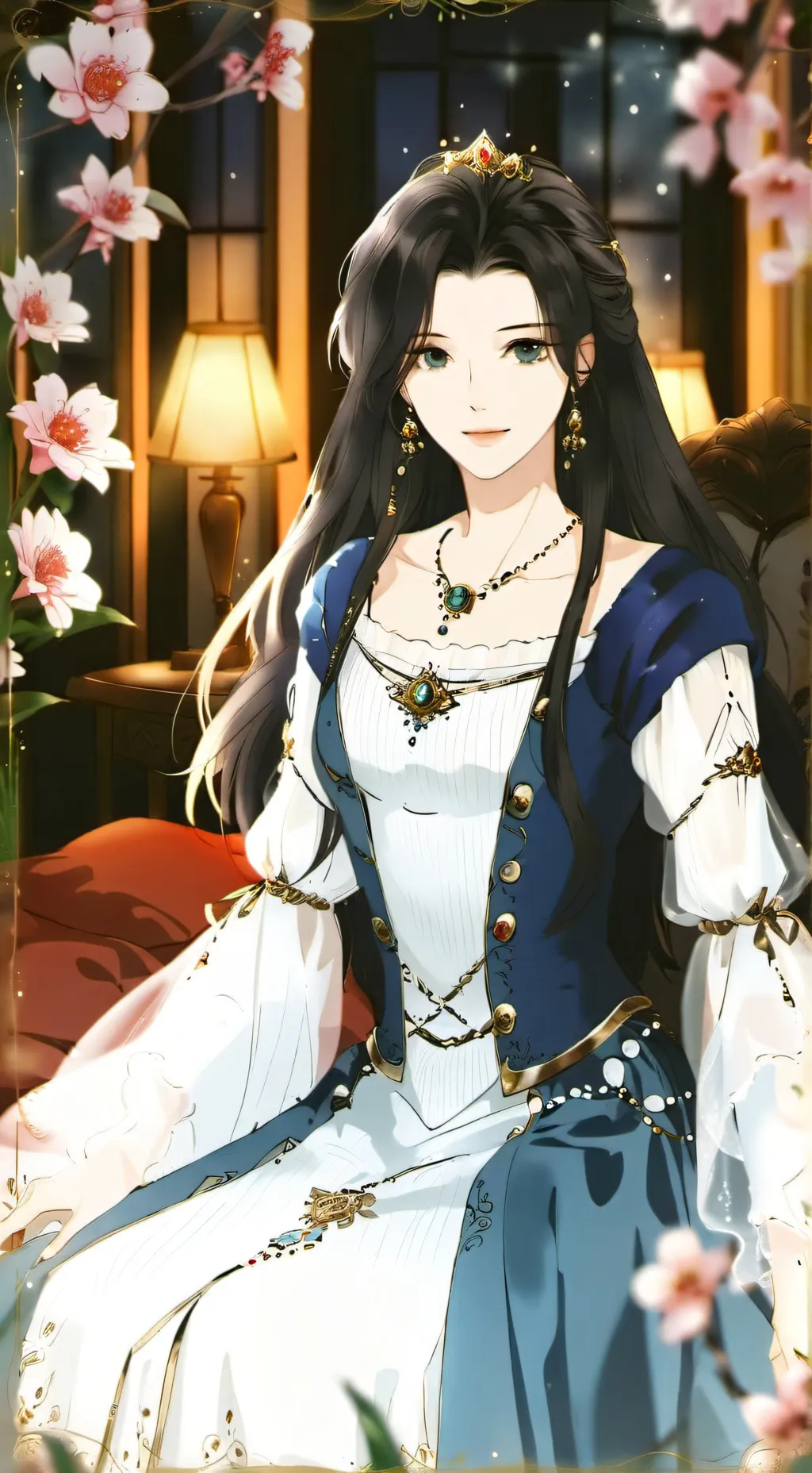 ai character: PRINCESS LILY background