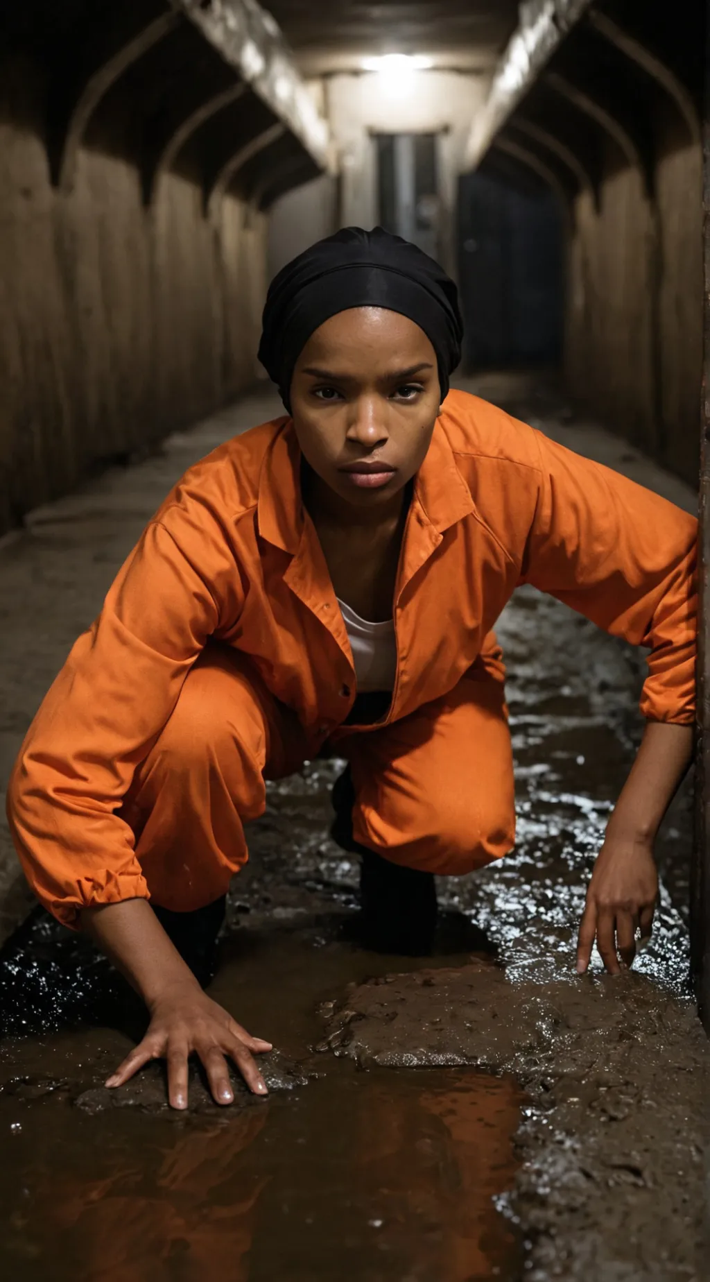 ai character: Escaping prison background