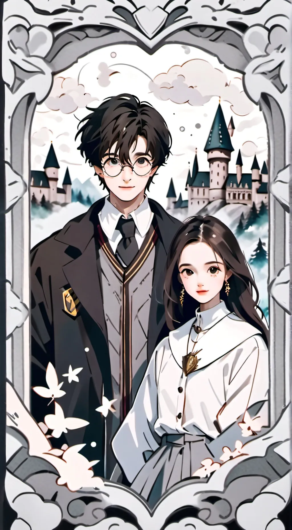 ai character: soeur harry potter background