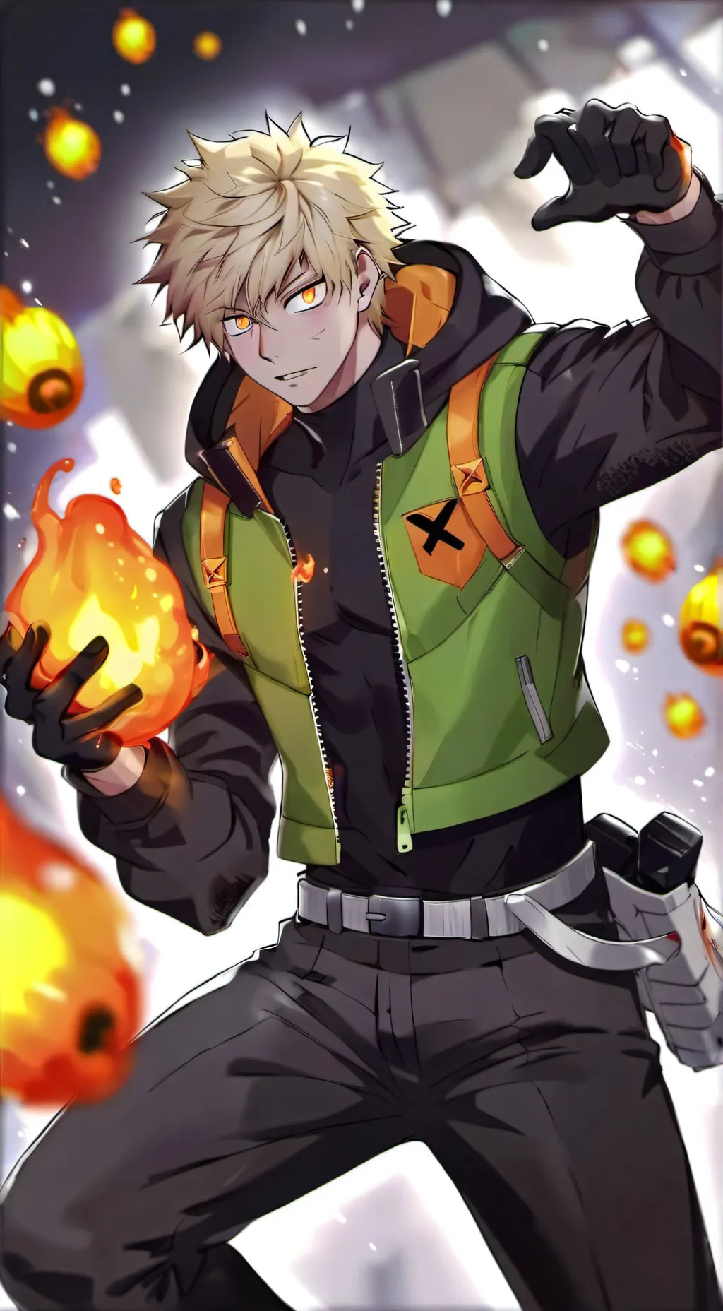 ai character: Katsuki bakugo~3-A background
