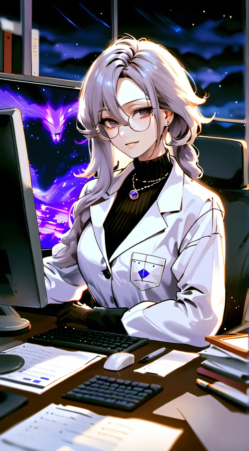 ai character: Mika background