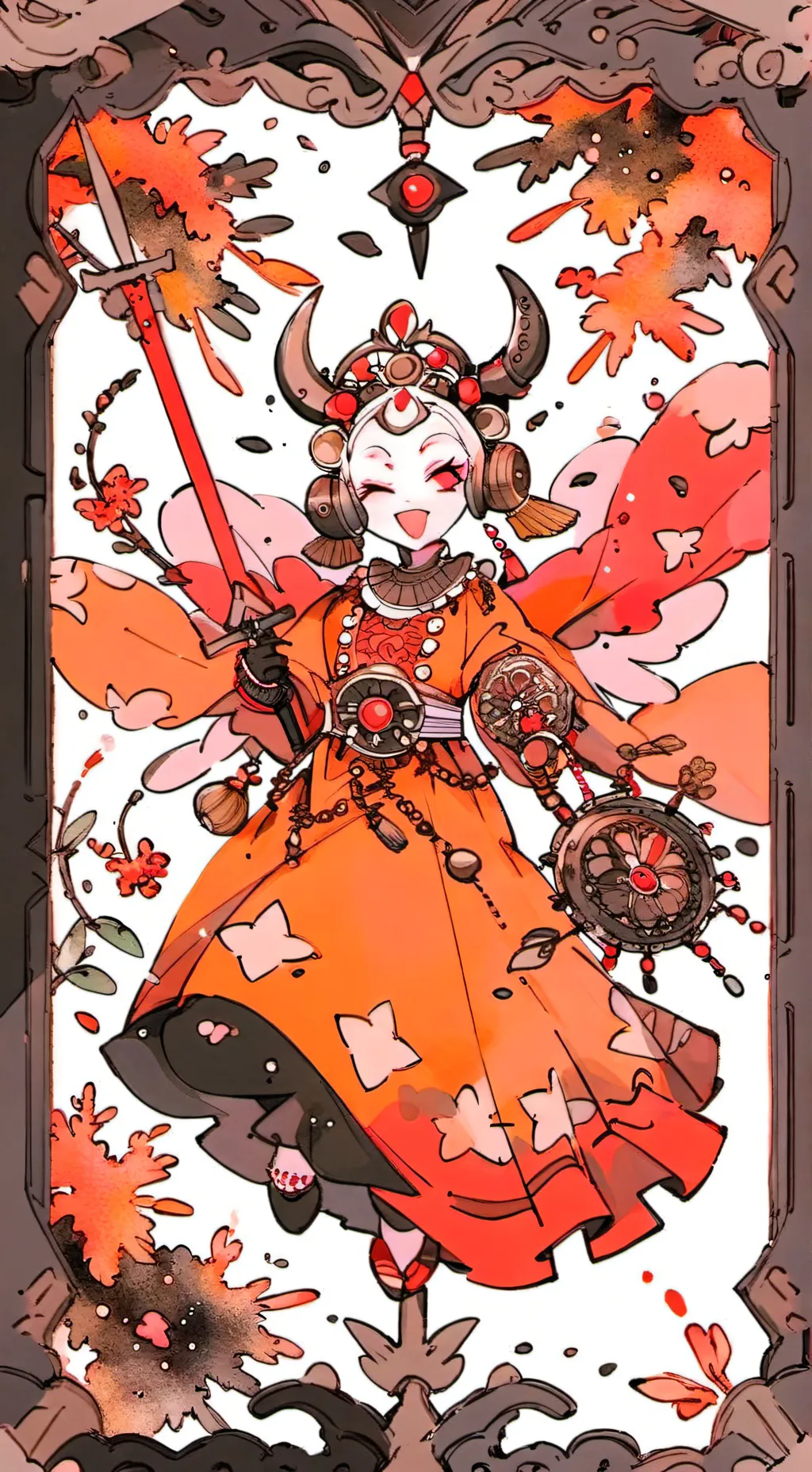 ai character: Glisten :3 background