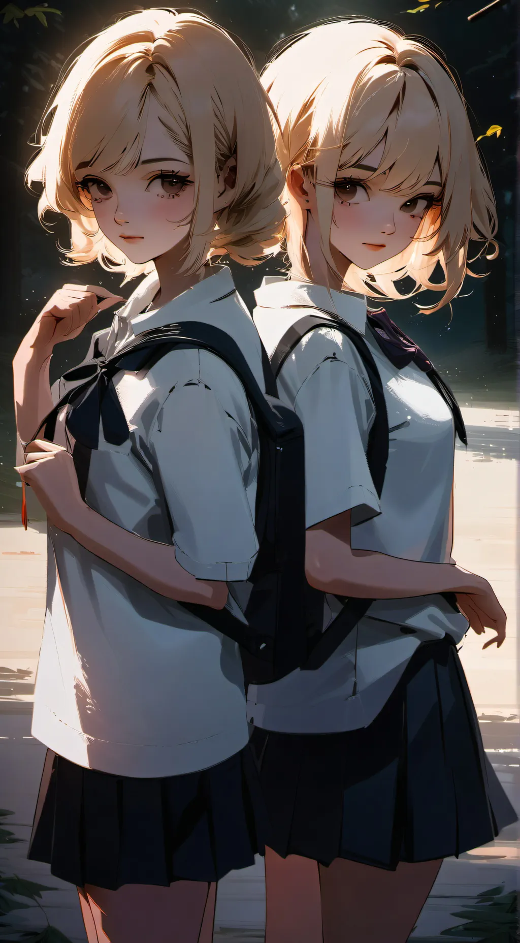 ai character: Daphne  background