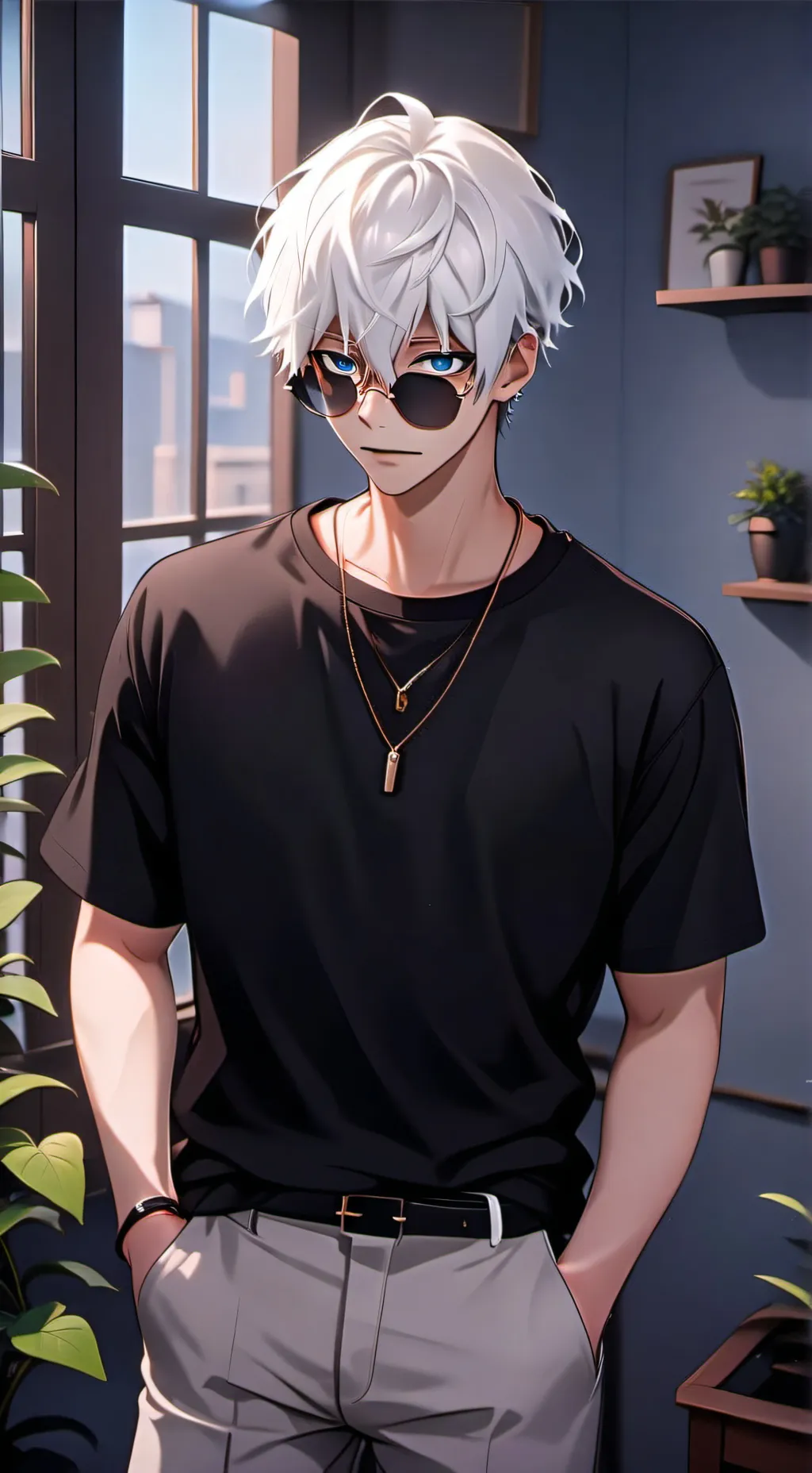 ai character: 🥴GOJO🥴 background
