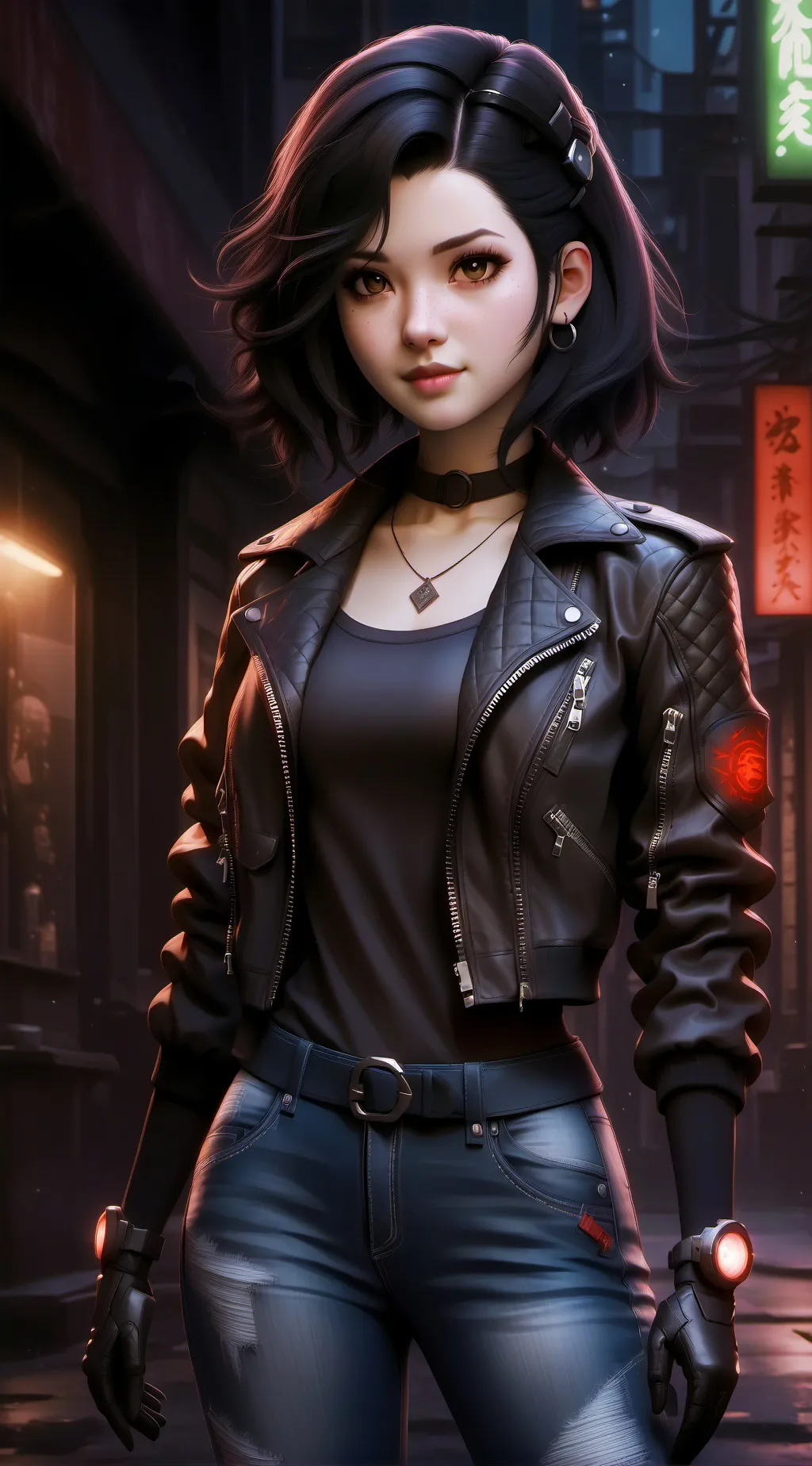 ai character: Jade background
