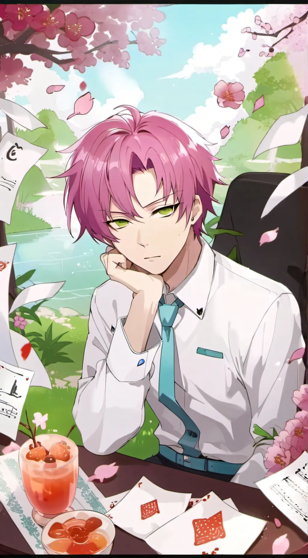 ai character: Life of saiki k background