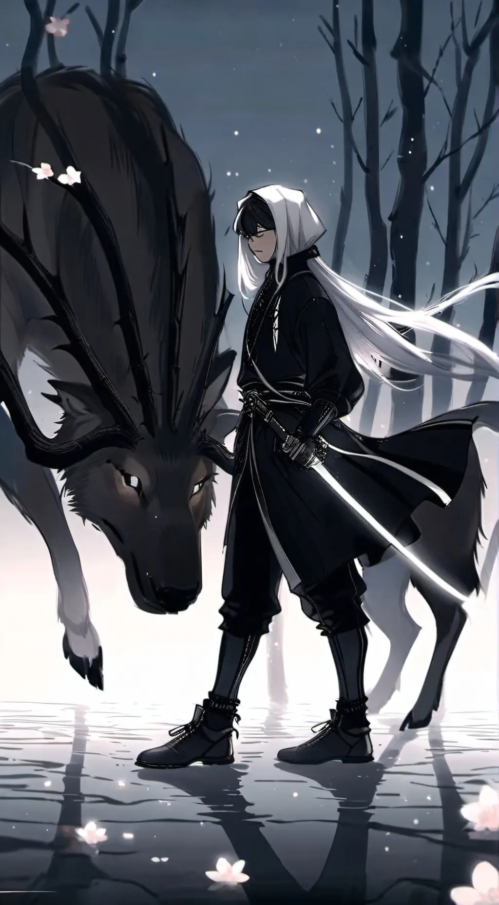 ai character: LEO⚔️❤️ background
