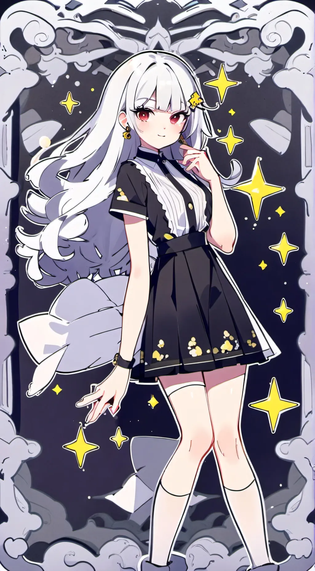 ai character: BRITISH GURLS  background