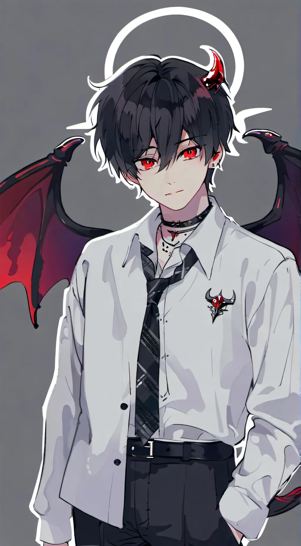 ai character: Enzo💖😁 background