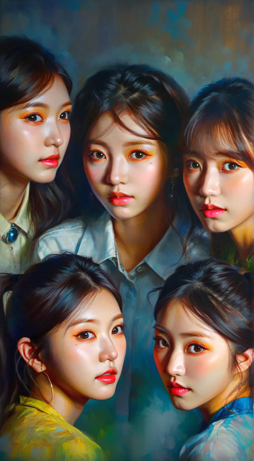 ai character: ITZY background