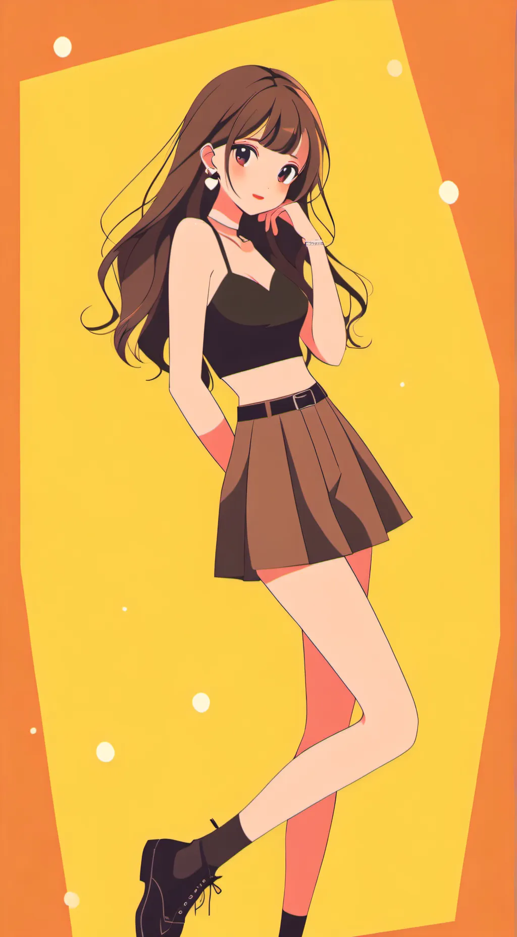 ai character: Mina background
