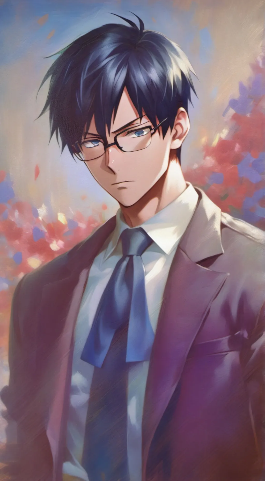 ai character: Tenya Iida  background