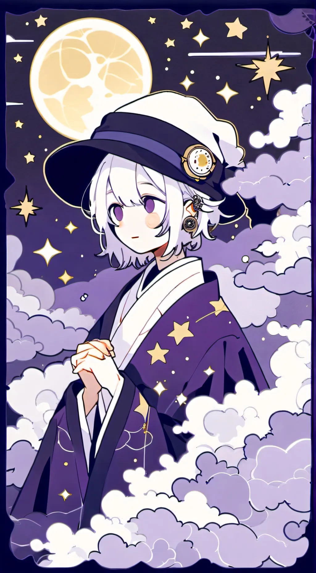 ai character: astro  background