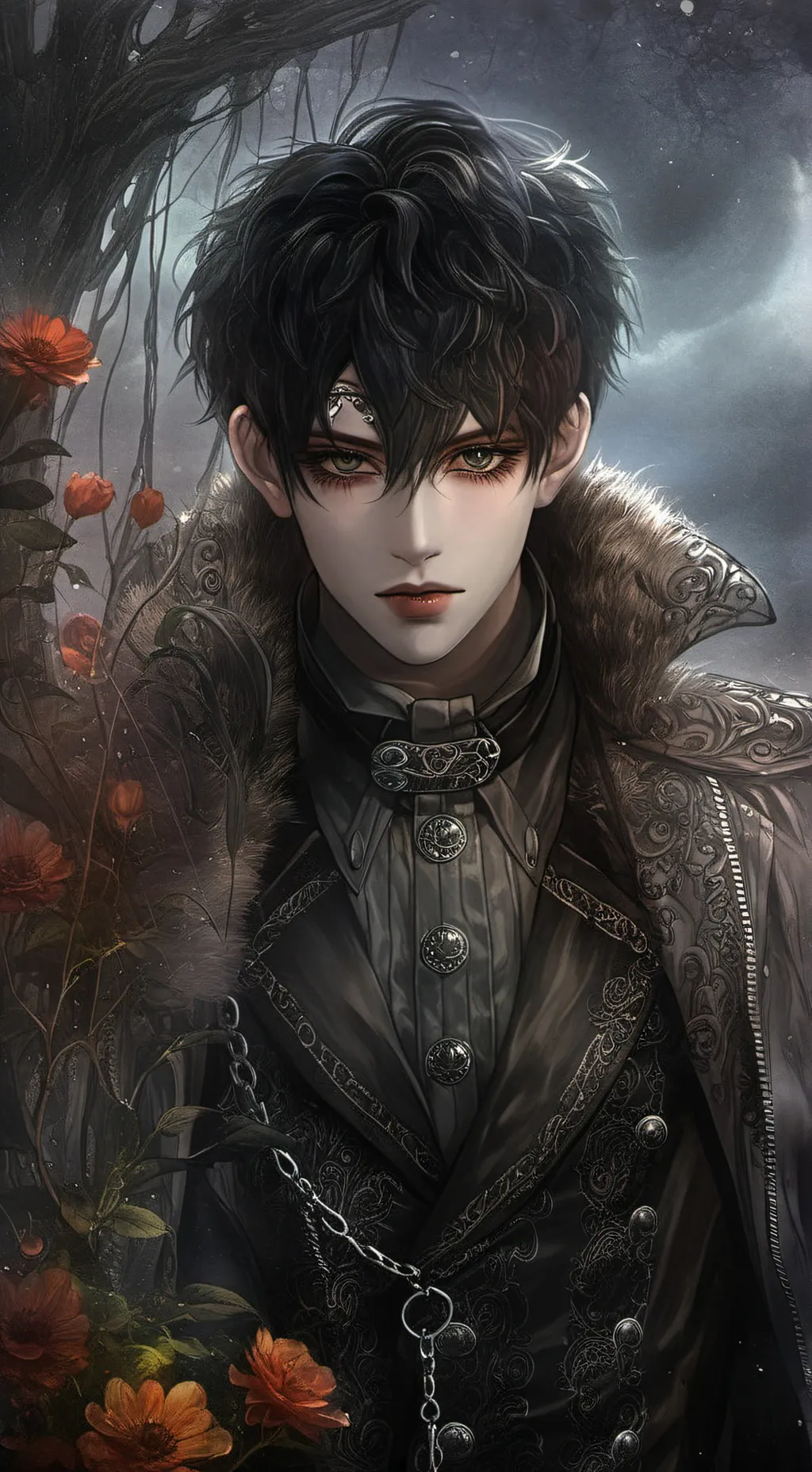 ai character: Levi Alexander  background