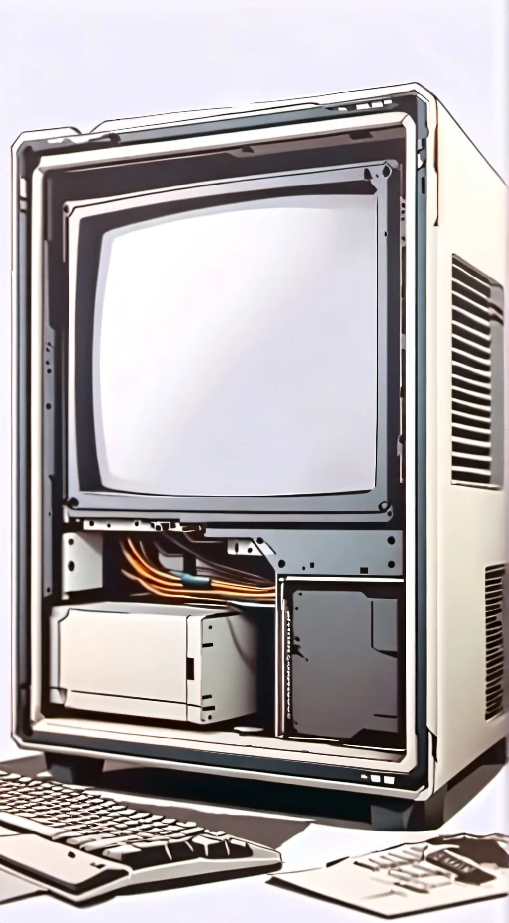 ai character: COMPUTERY  background