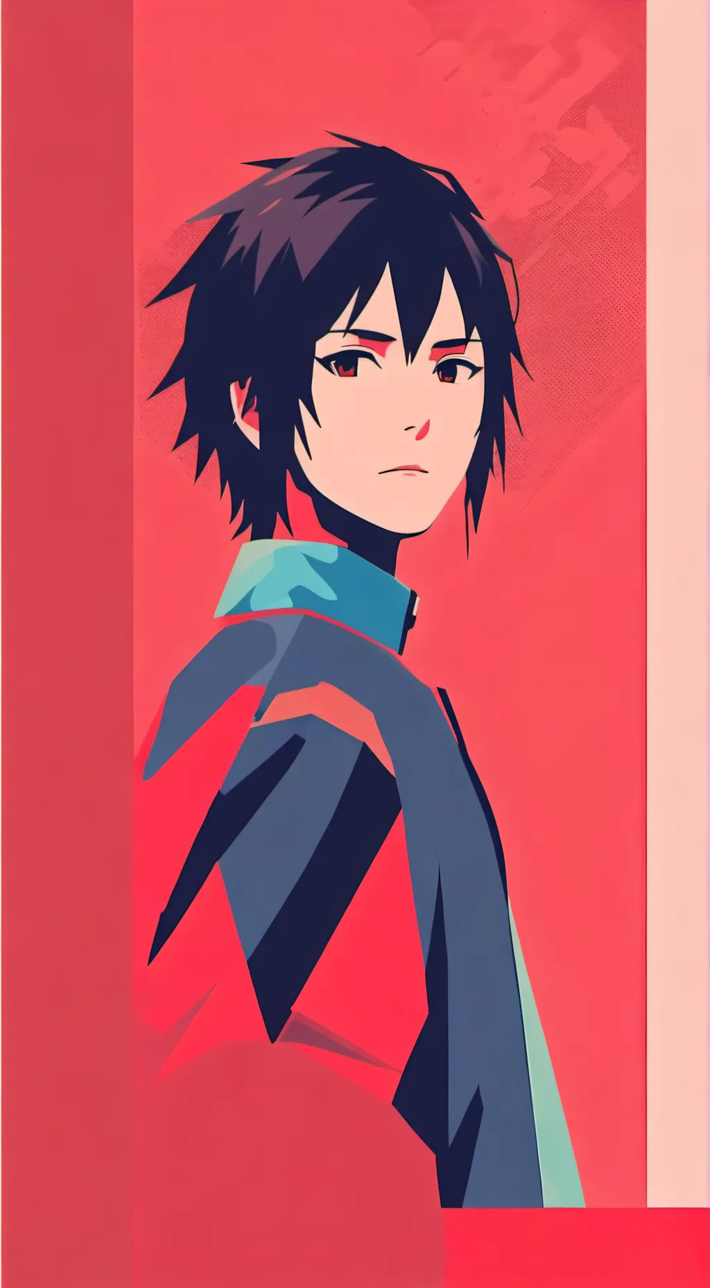 ai character: Sasuke background