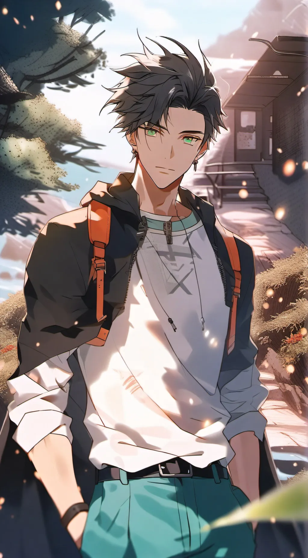 ai character: Percy Jackson  background