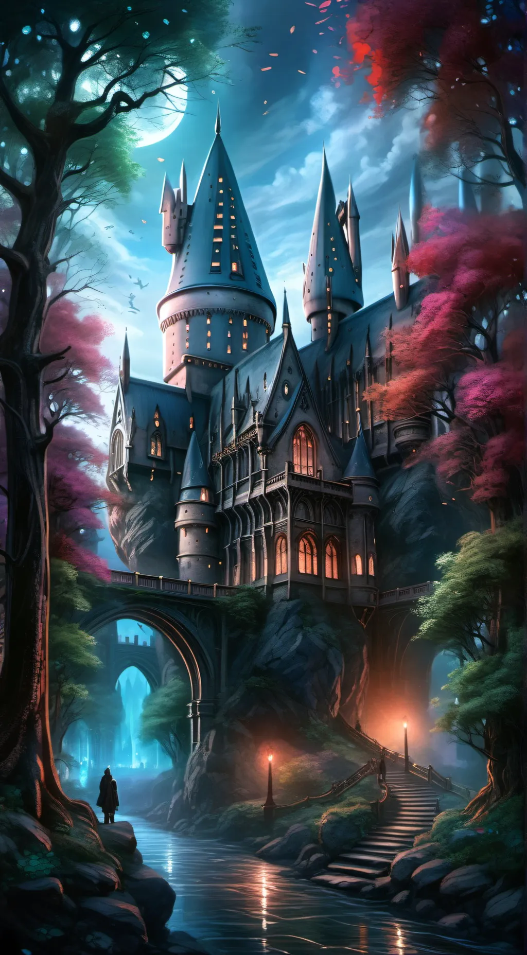 ai character: hogwarts background