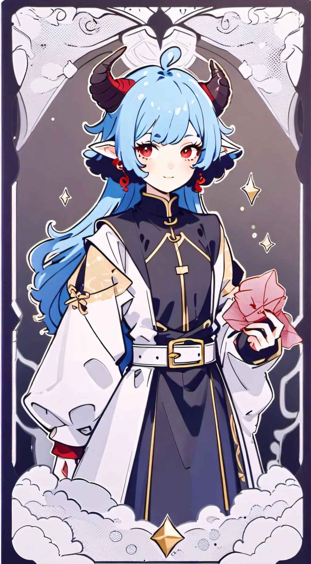 ai character: Aurora background