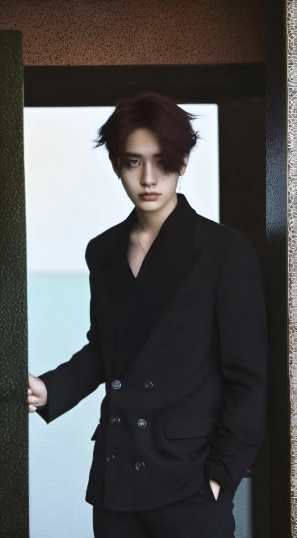 ai character: heeseung  background