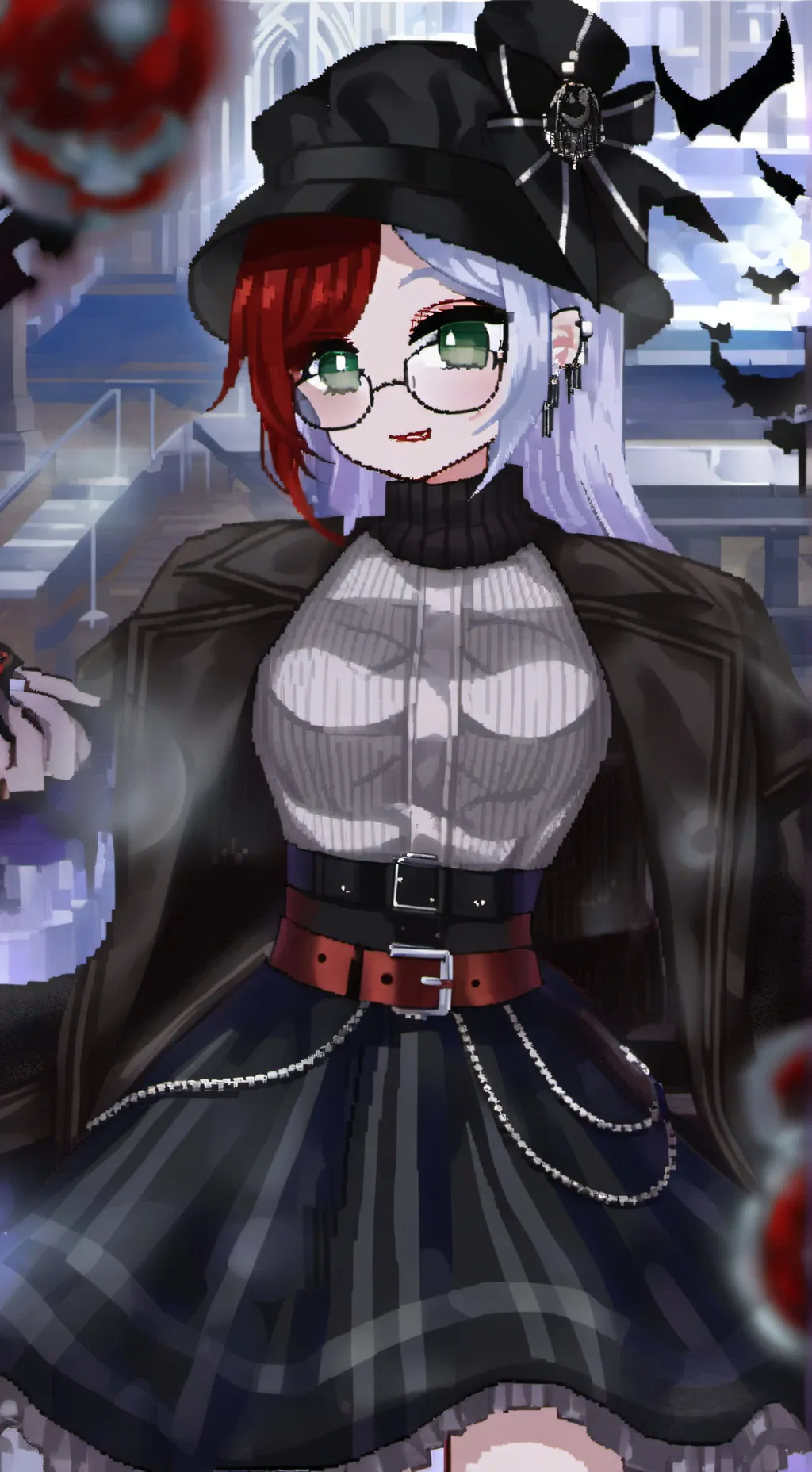 ai character: Rose background